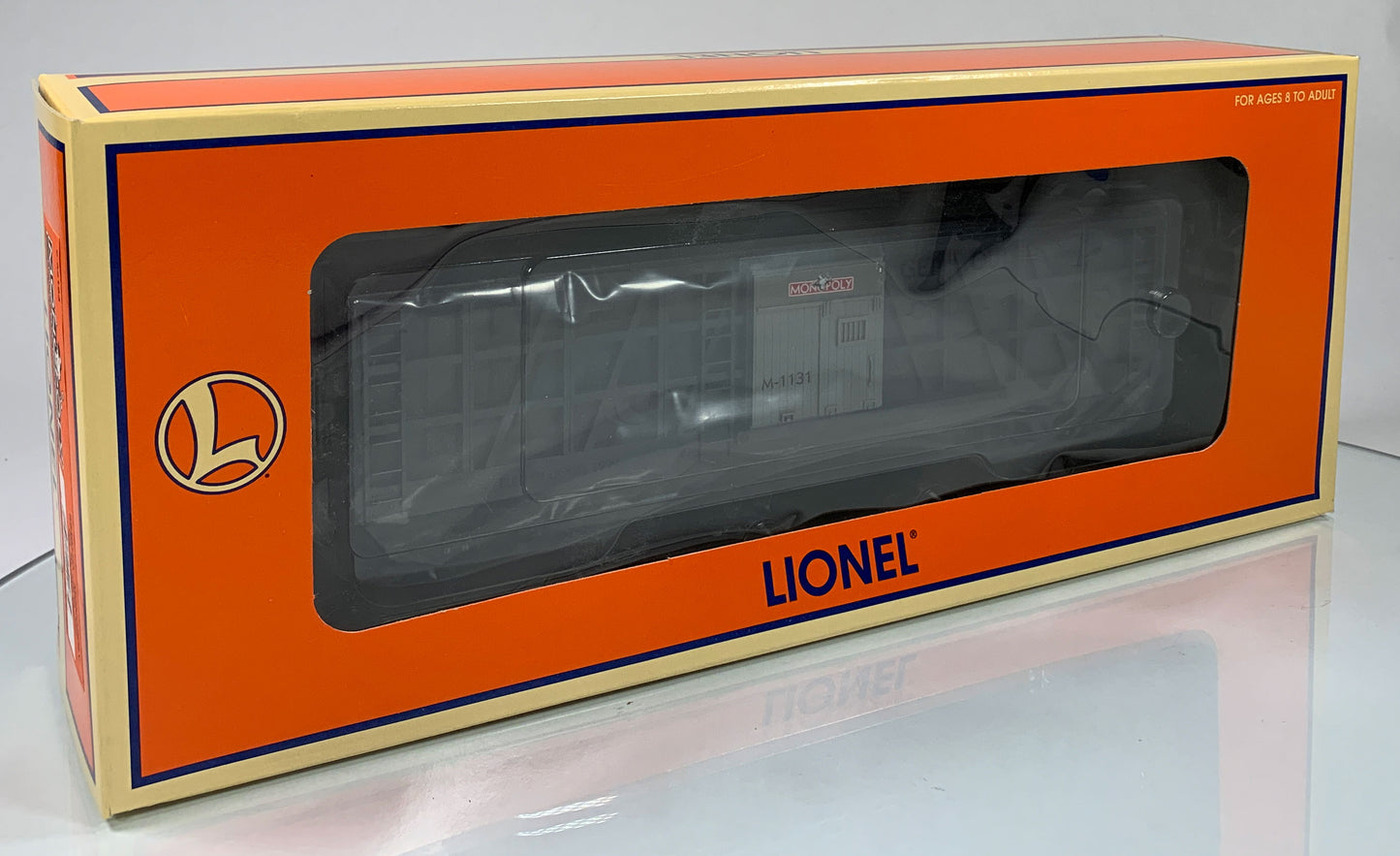 LIONEL • O GAUGE • 1999 Monopoly –Go to Jail Illuminated Stockade Car 6-52183 • NEW OLD STOCK