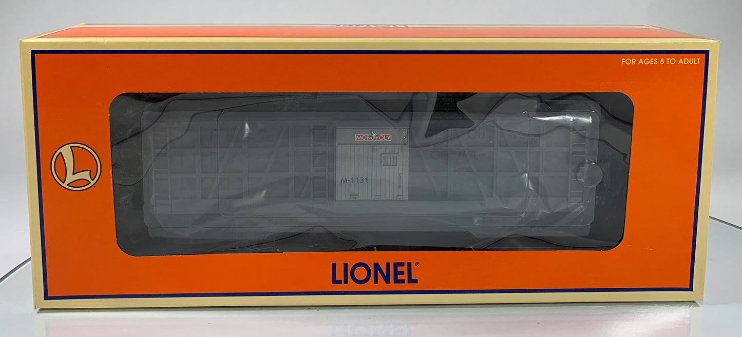 LIONEL • O GAUGE • 1999 Monopoly –Go to Jail Illuminated Stockade Car 6-52183 • NEW OLD STOCK