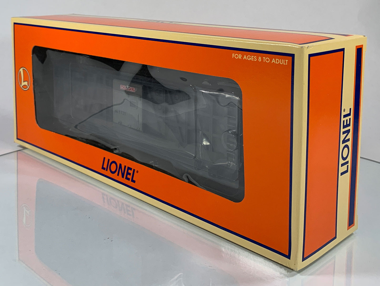 LIONEL • O GAUGE • 1999 Monopoly –Go to Jail Illuminated Stockade Car 6-52183 • NEW OLD STOCK