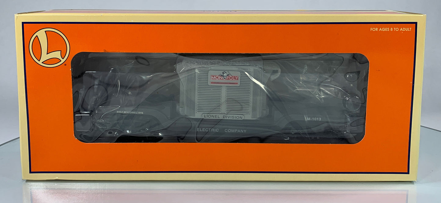 LIONEL • O GAUGE • 1998 Monopoly Electric Company Transformers Car 6-52159 • NEW OLD STOCK