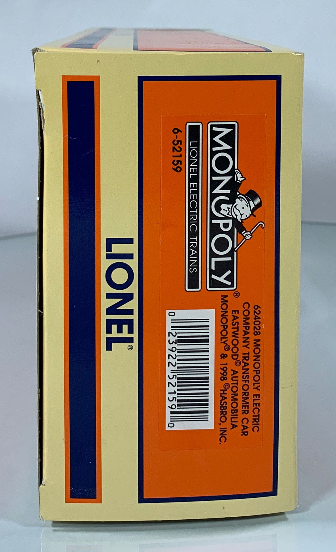 LIONEL • O GAUGE • 1998 Monopoly Electric Company Transformers Car 6-52159 • NEW OLD STOCK