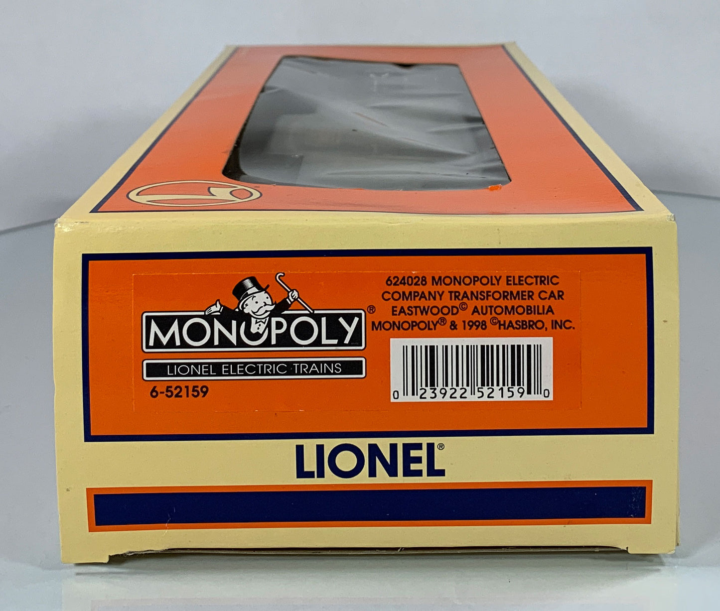 LIONEL • O GAUGE • 1998 Monopoly Electric Company Transformers Car 6-52159 • NEW OLD STOCK