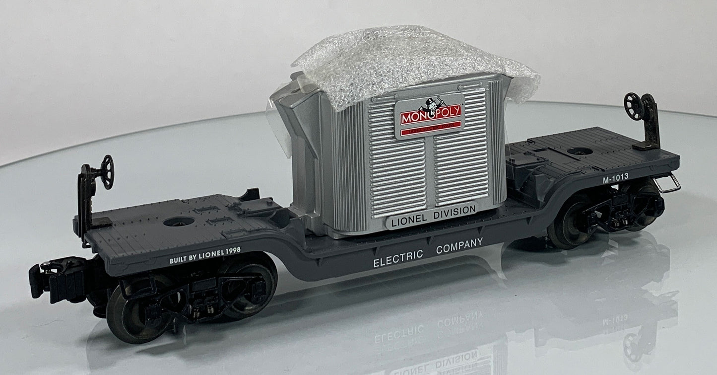 LIONEL • O GAUGE • 1998 Monopoly Electric Company Transformers Car 6-52159 • NEW OLD STOCK