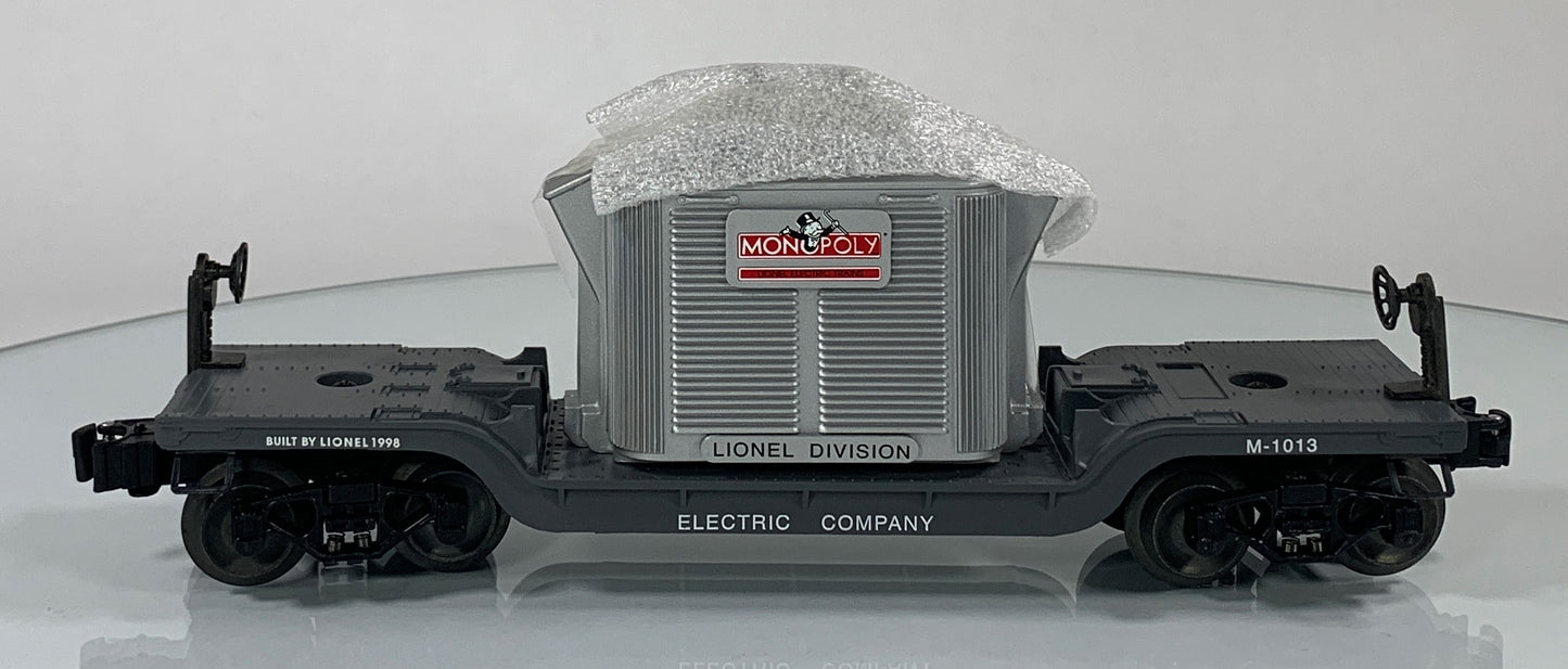 LIONEL • O GAUGE • 1998 Monopoly Electric Company Transformers Car 6-52159 • NEW OLD STOCK