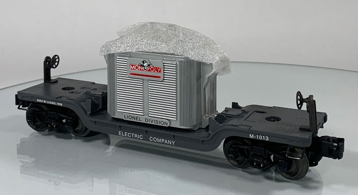 LIONEL • O GAUGE • 1998 Monopoly Electric Company Transformers Car 6-52159 • NEW OLD STOCK