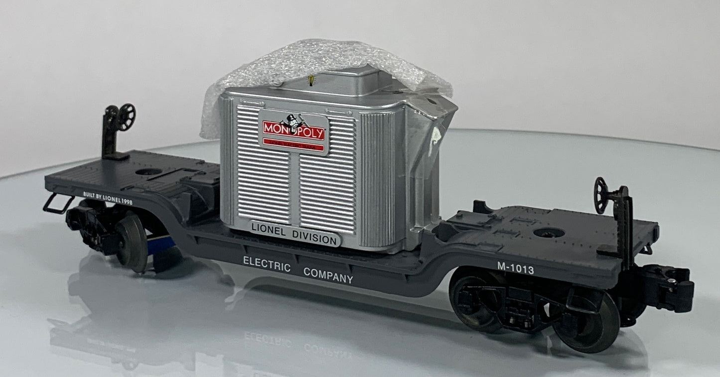 LIONEL • O GAUGE • 1998 Monopoly Electric Company Transformers Car 6-52159 • NEW OLD STOCK
