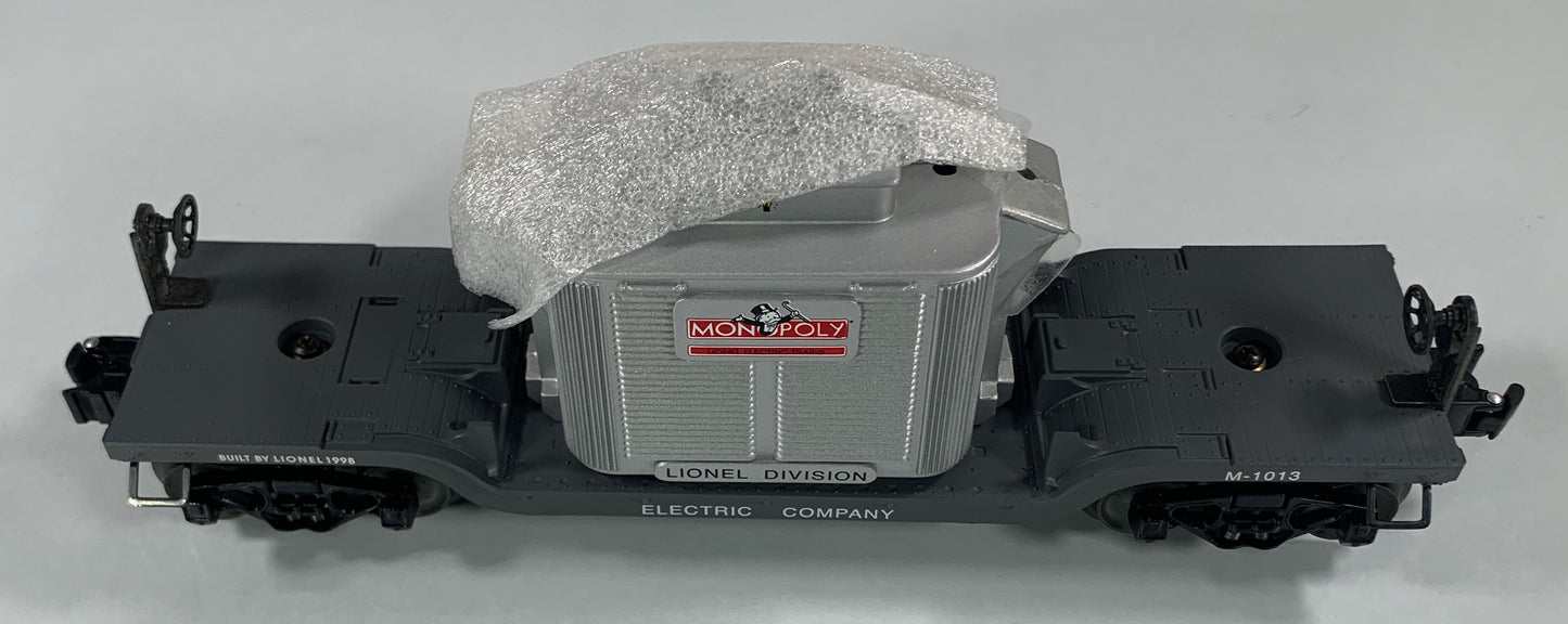 LIONEL • O GAUGE • 1998 Monopoly Electric Company Transformers Car 6-52159 • NEW OLD STOCK