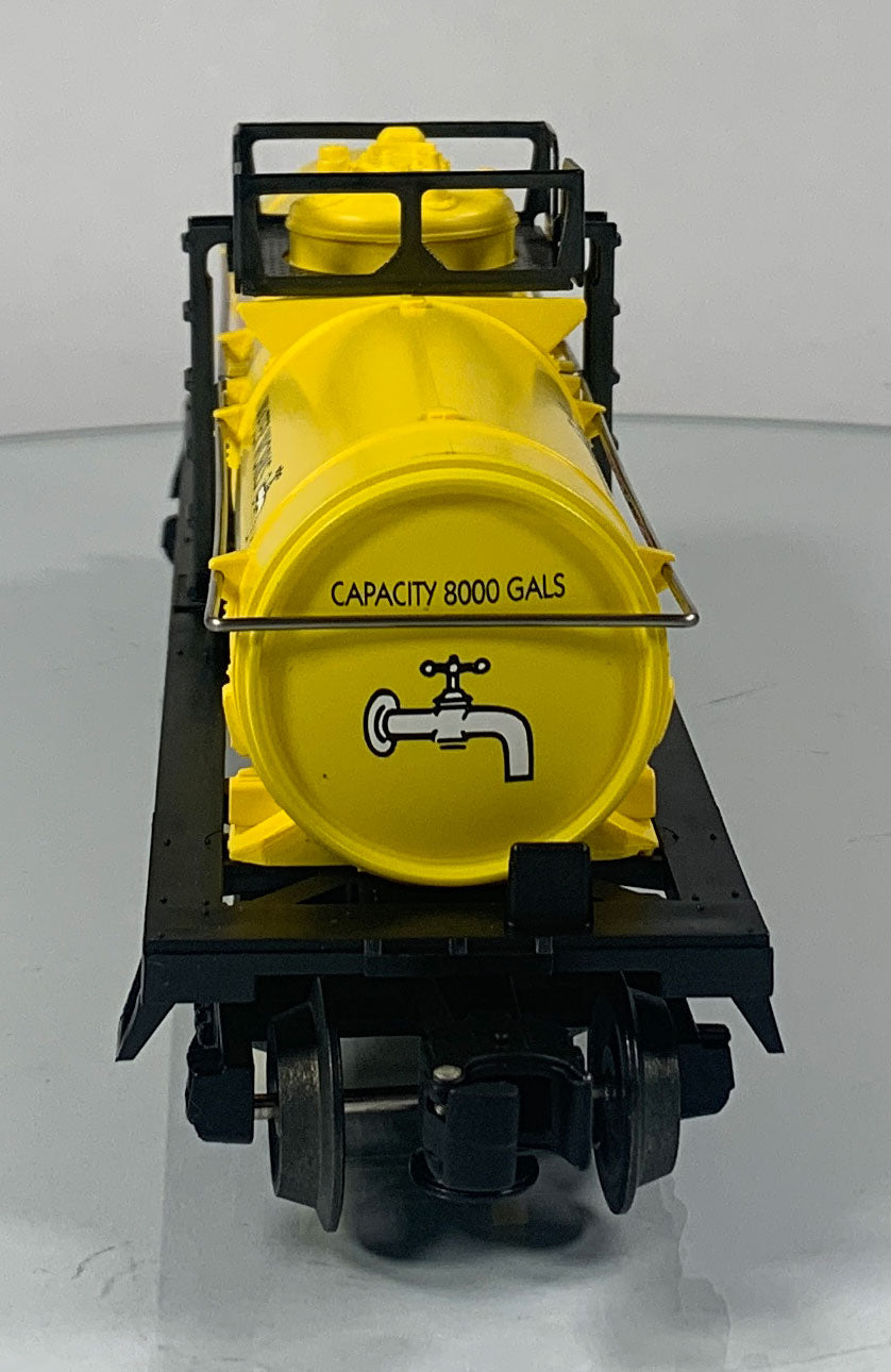 LIONEL • O GAUGE • 1998 Monopoly Water Works Single Dome Tank Car 6-52160 • NEW OLD STOCK