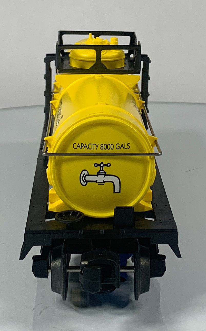 LIONEL • O GAUGE • 1998 Monopoly Water Works Single Dome Tank Car 6-52160 • NEW OLD STOCK