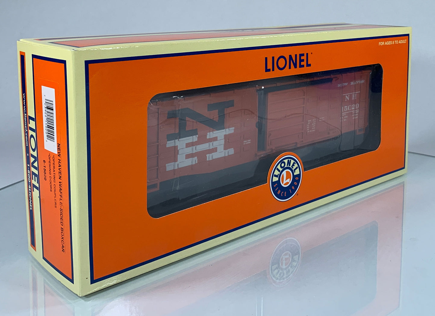 LIONEL • O GAUGE • 2007 New Haven Waffle Sided Boxcar 6-15020 • NEW OLD STOCK