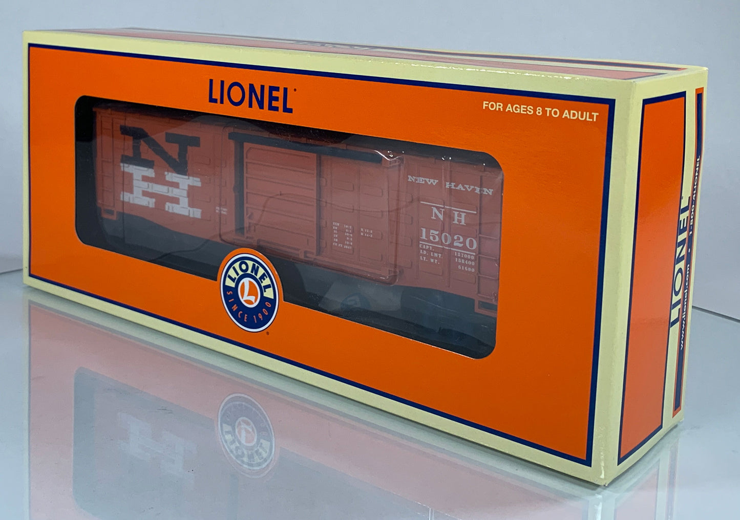 LIONEL • O GAUGE • 2007 New Haven Waffle Sided Boxcar 6-15020 • NEW OLD STOCK