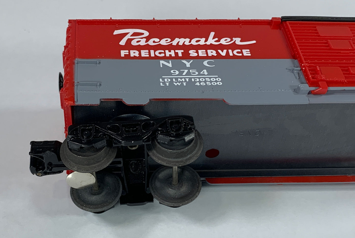 LIONEL • O GAUGE • 1975 NYC Pacemaker Boxcar 6-9754 • EX COND