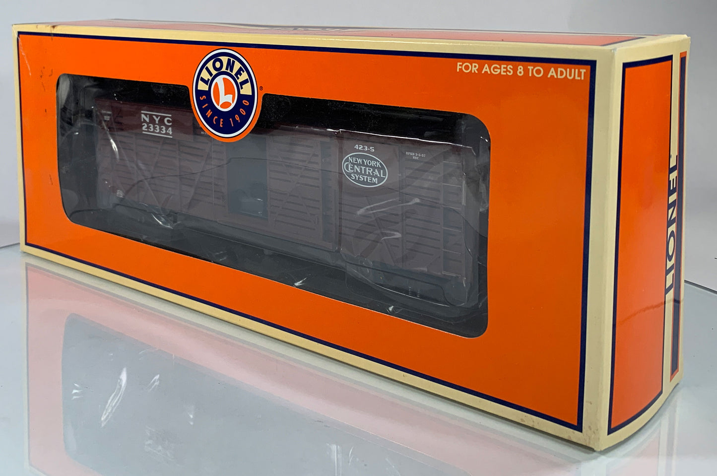 LIONEL • O GAUGE • 2002 New York Central 40-Ton Stock Car 6-17703 • NEW OLD STOCK