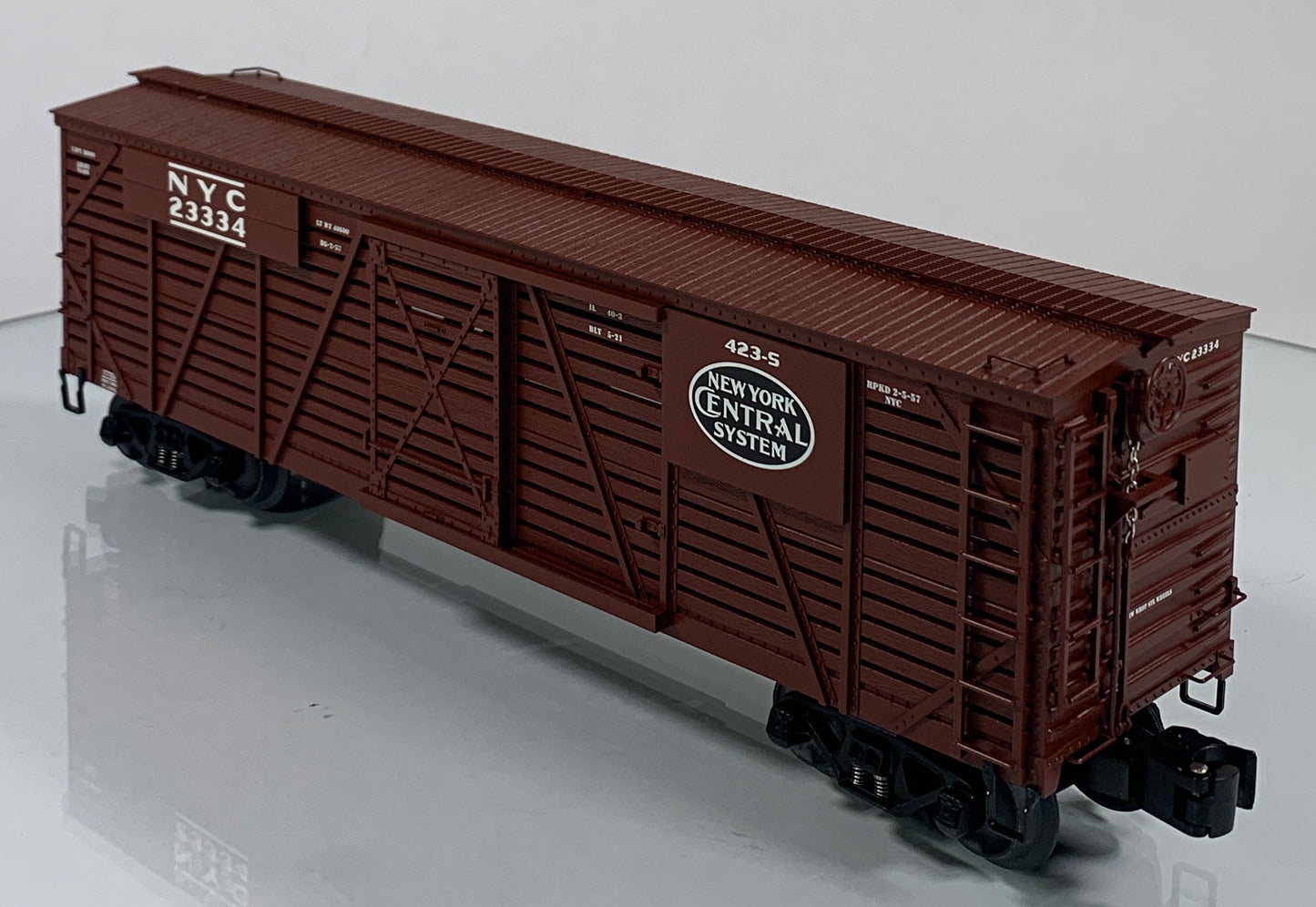 LIONEL • O GAUGE • 2002 New York Central 40-Ton Stock Car 6-17703 • NEW OLD STOCK
