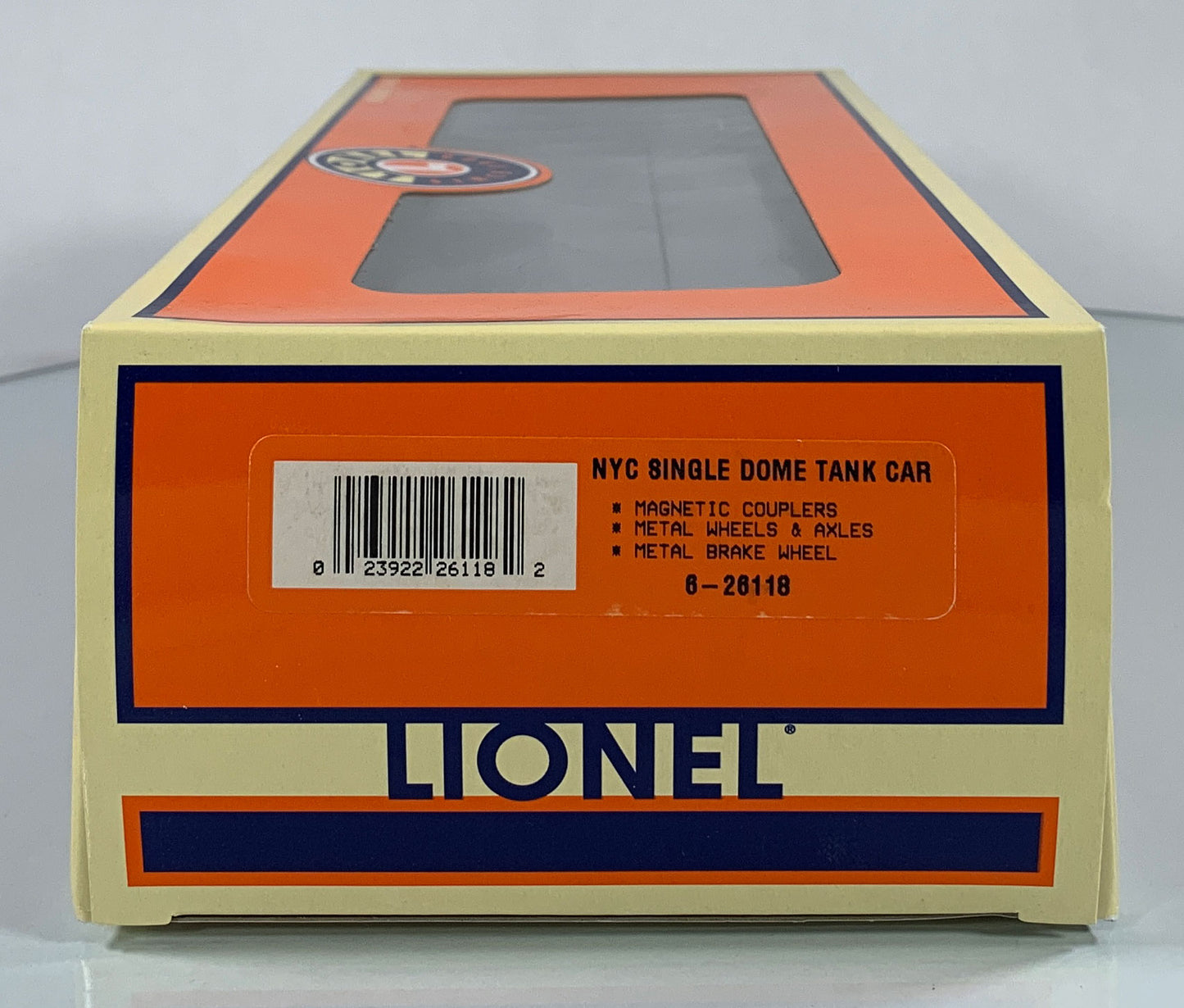 LIONEL • O GAUGE • 2001 New York Central Single Dome Tank Car 6-26118 • NEW OLD STOCK