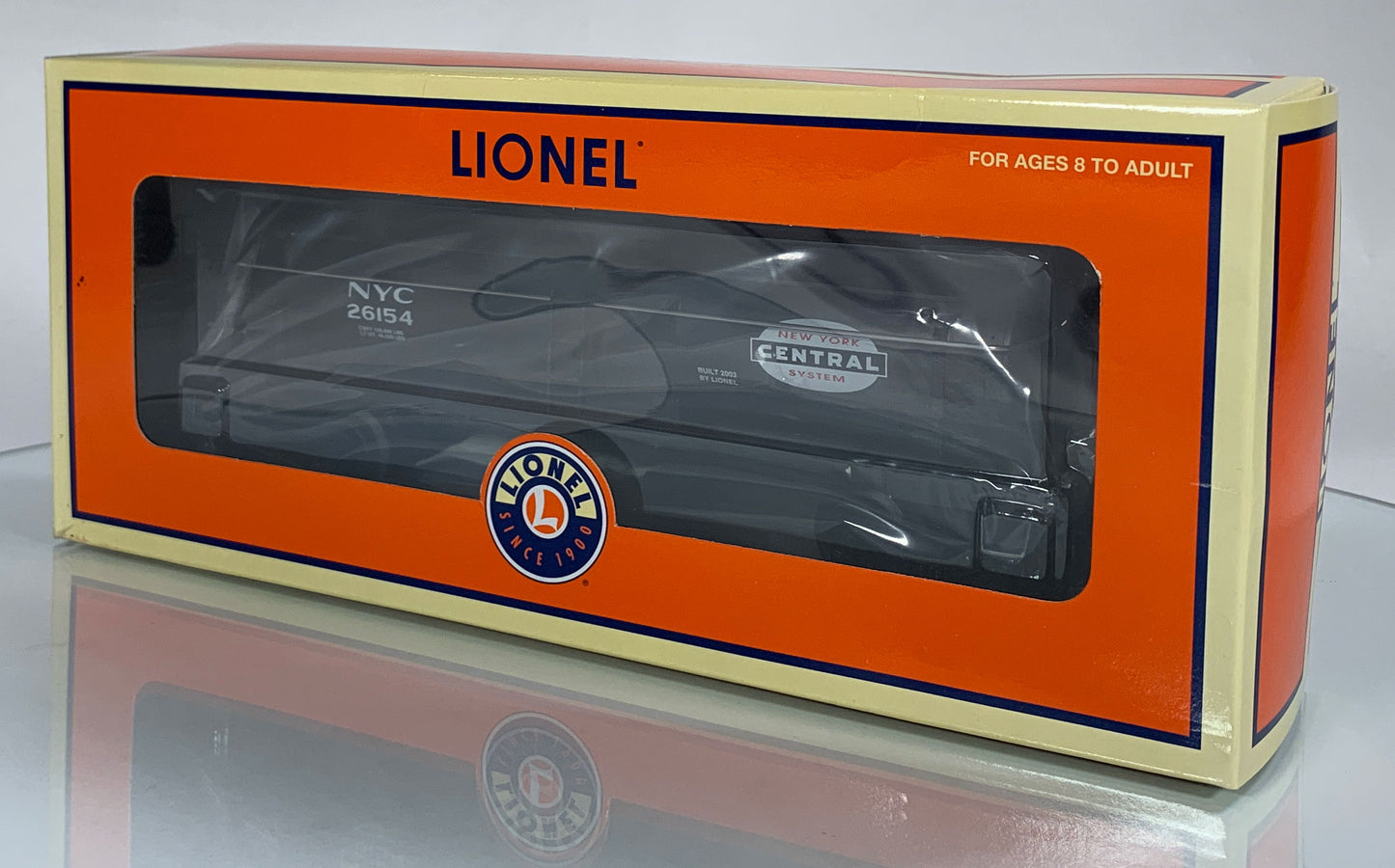 LIONEL • O GAUGE • 2003 New York Central Three Dome Tank Car 6-26154 • NEW OLD STOCK