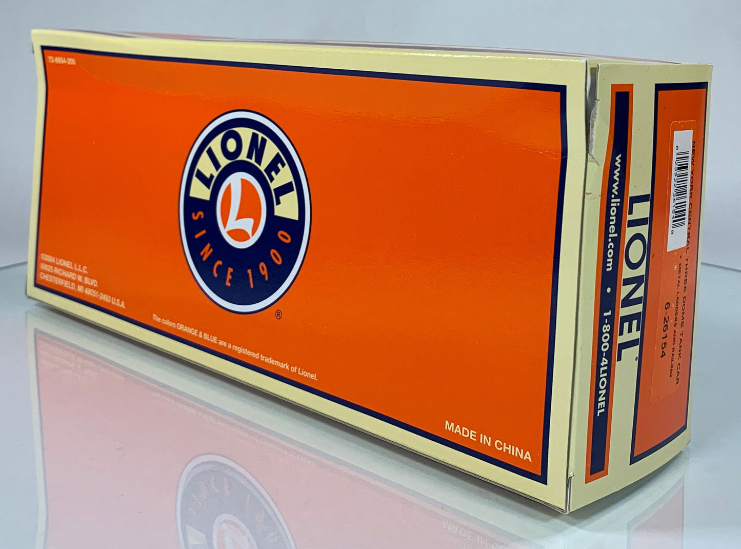 LIONEL • O GAUGE • 2003 New York Central Three Dome Tank Car 6-26154 • NEW OLD STOCK
