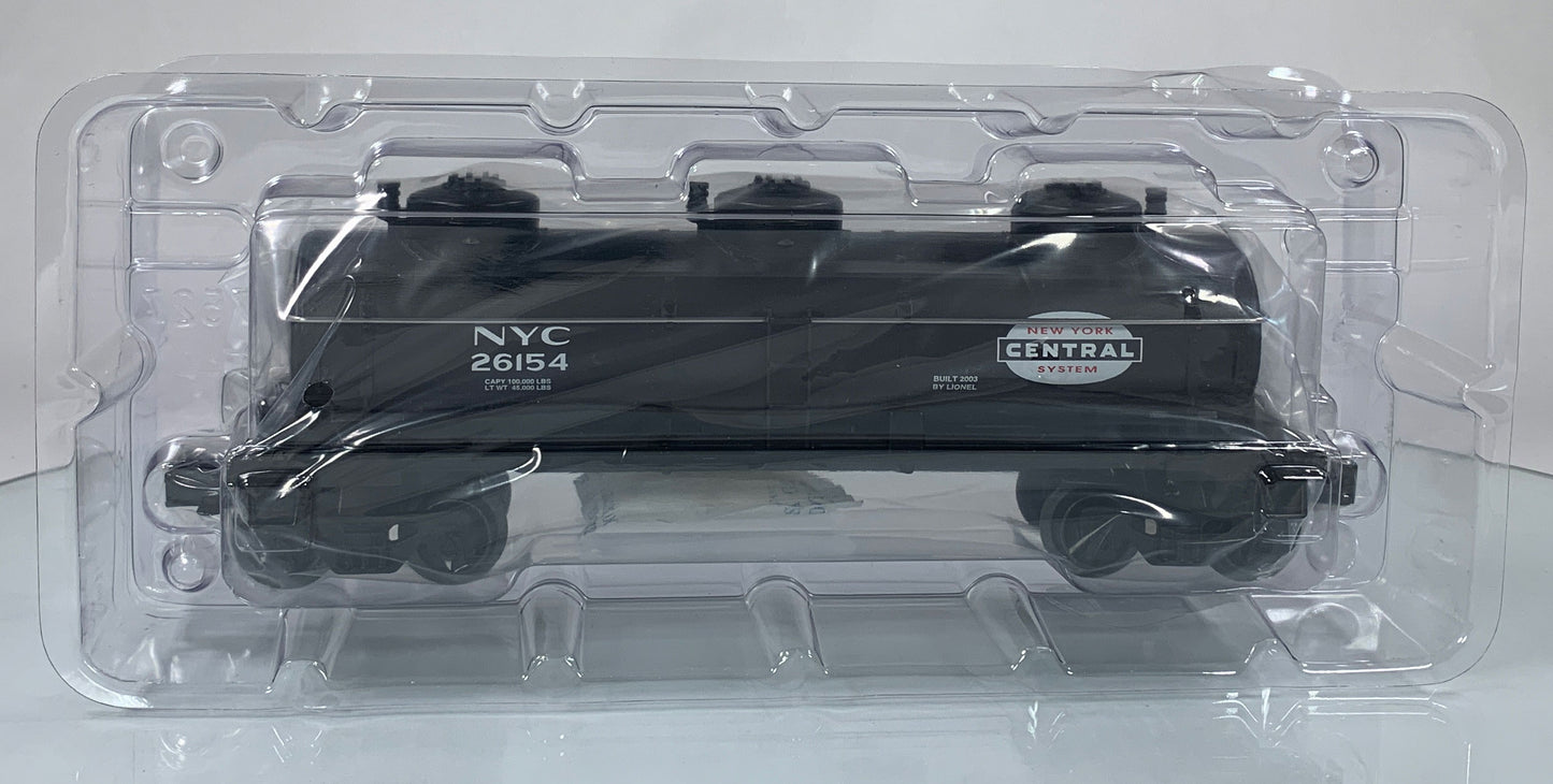 LIONEL • O GAUGE • 2003 New York Central Three Dome Tank Car 6-26154 • NEW OLD STOCK