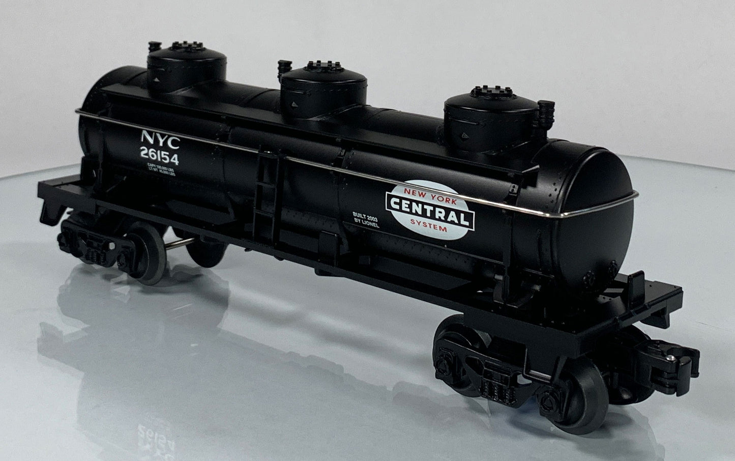 LIONEL • O GAUGE • 2003 New York Central Three Dome Tank Car 6-26154 • NEW OLD STOCK
