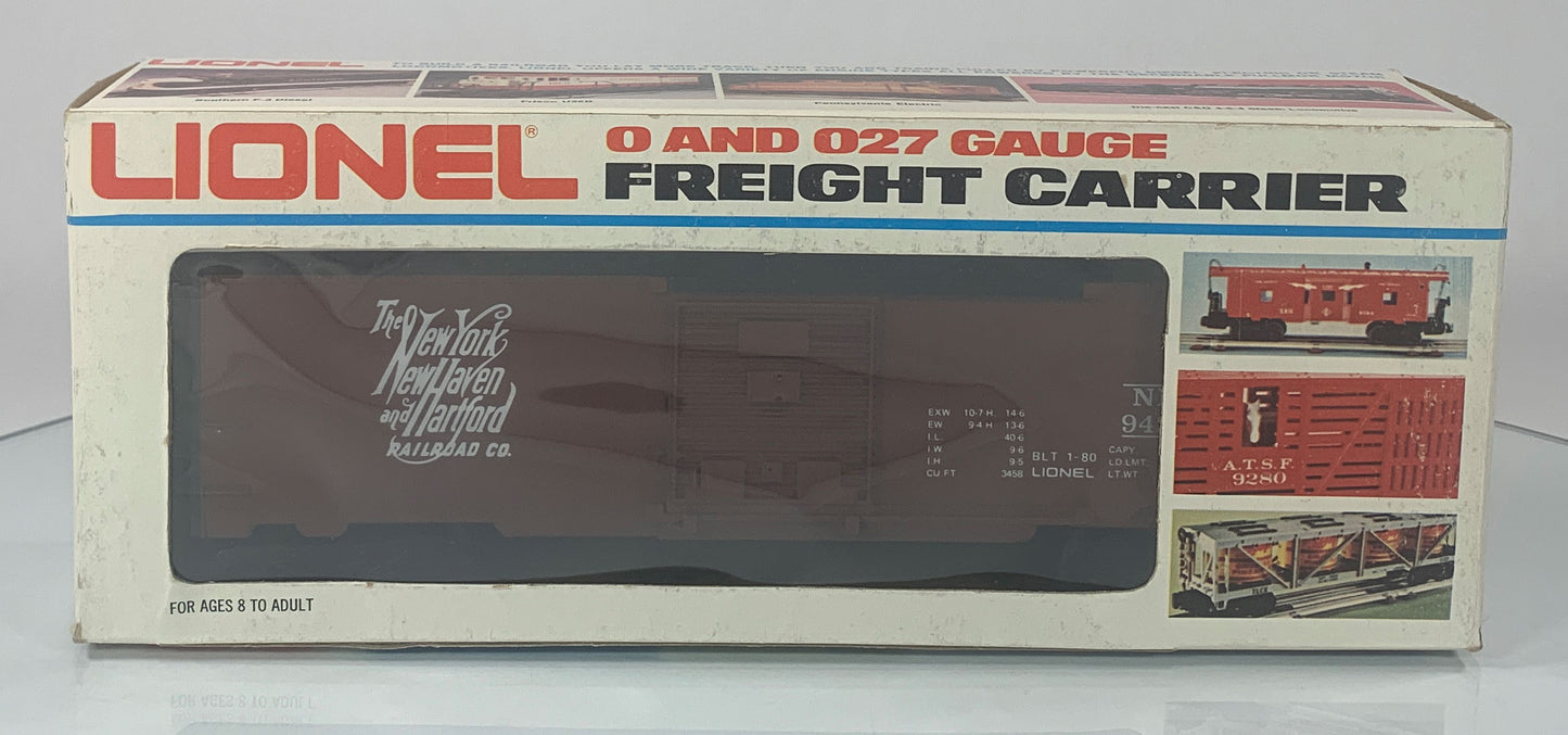 LIONEL • O GAUGE • 1980 New York, New Haven, & Hartford Boxcar 6-9423 • LIKE NEW