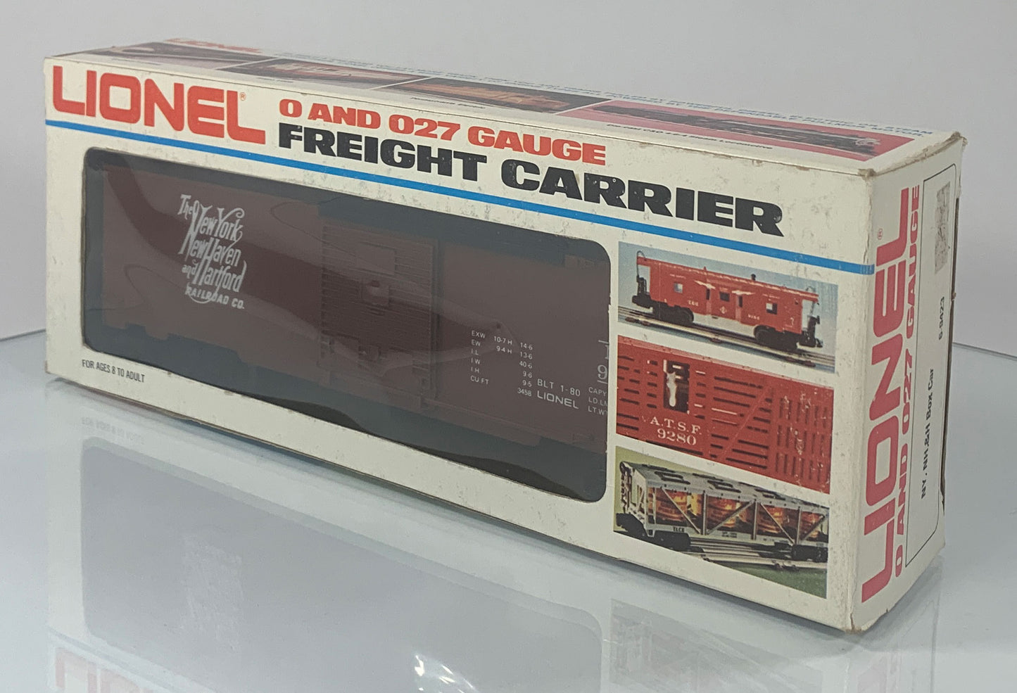 LIONEL • O GAUGE • 1980 New York, New Haven, & Hartford Boxcar 6-9423 • LIKE NEW