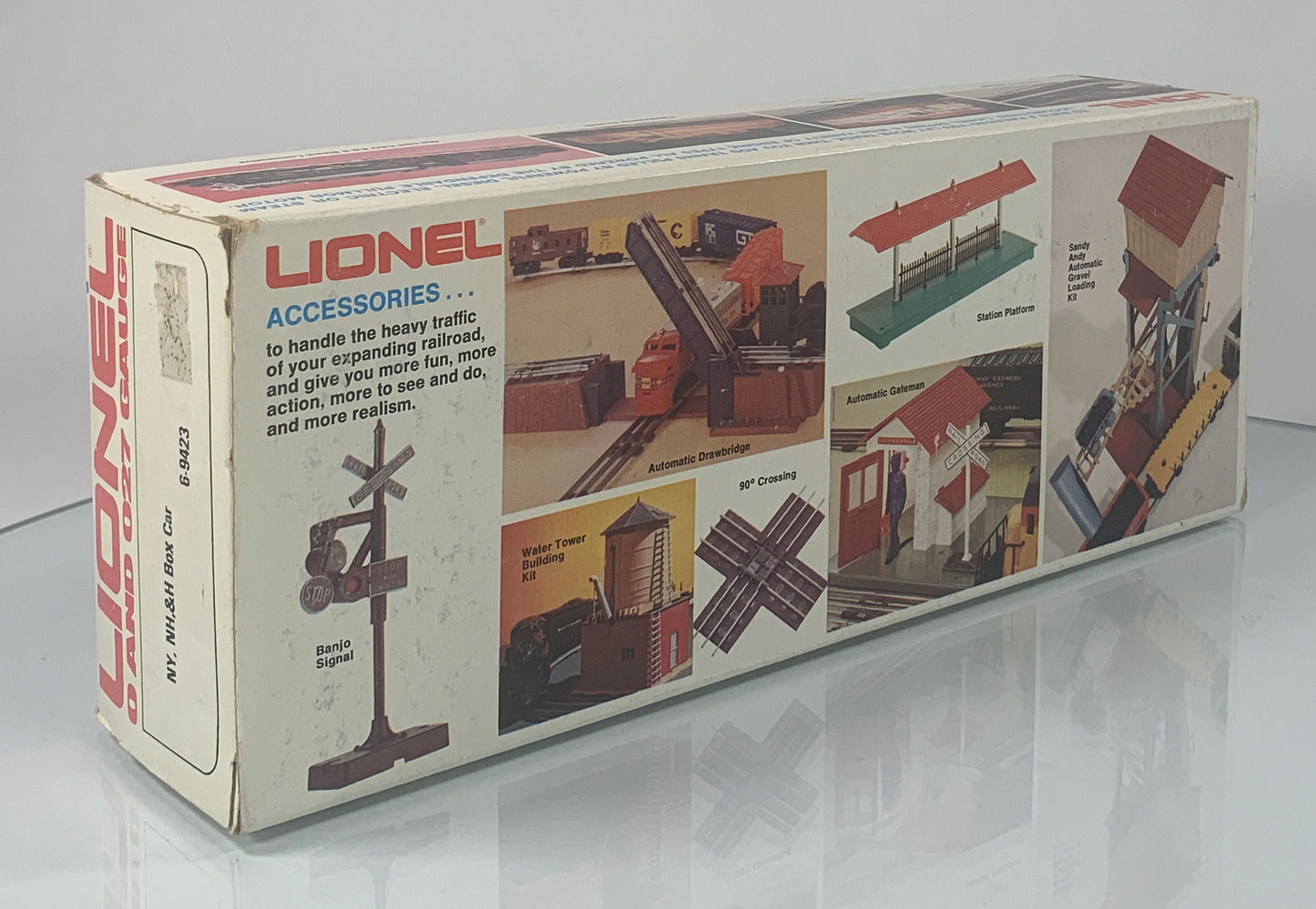 LIONEL • O GAUGE • 1980 New York, New Haven, & Hartford Boxcar 6-9423 • LIKE NEW