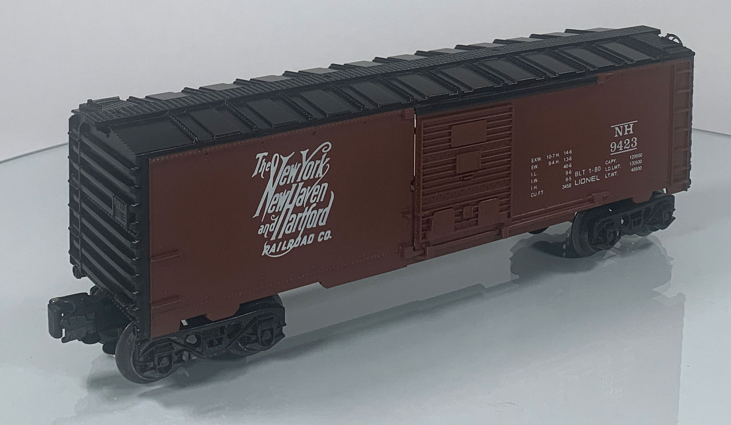 LIONEL • O GAUGE • 1980 New York, New Haven, & Hartford Boxcar 6-9423 • LIKE NEW