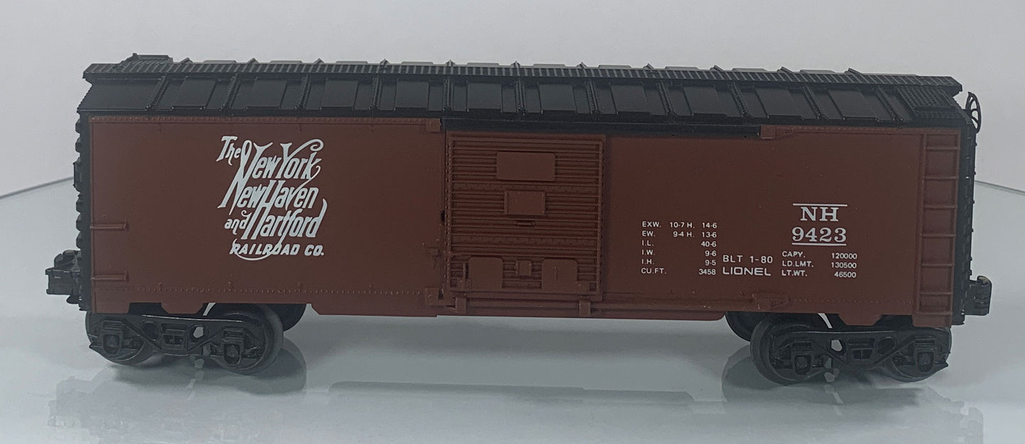 LIONEL • O GAUGE • 1980 New York, New Haven, & Hartford Boxcar 6-9423 • LIKE NEW