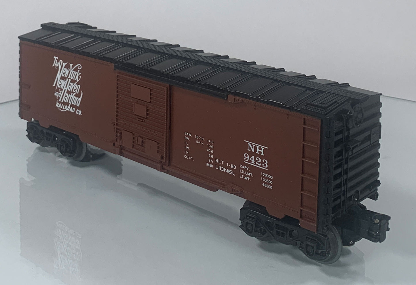 LIONEL • O GAUGE • 1980 New York, New Haven, & Hartford Boxcar 6-9423 • LIKE NEW