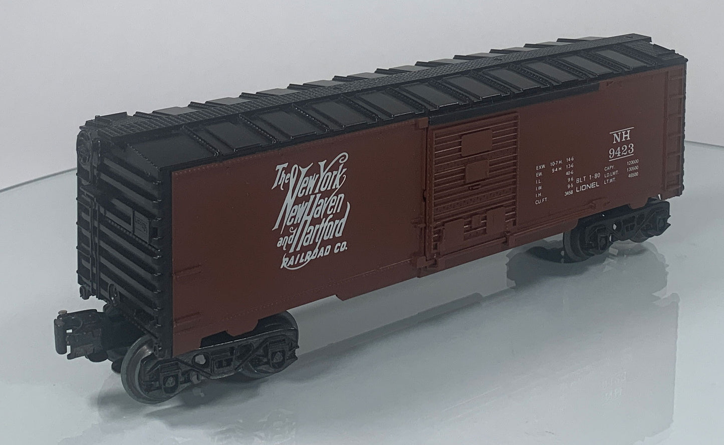 LIONEL • O GAUGE • 1980 New York, New Haven, & Hartford Boxcar 6-9423 • LIKE NEW