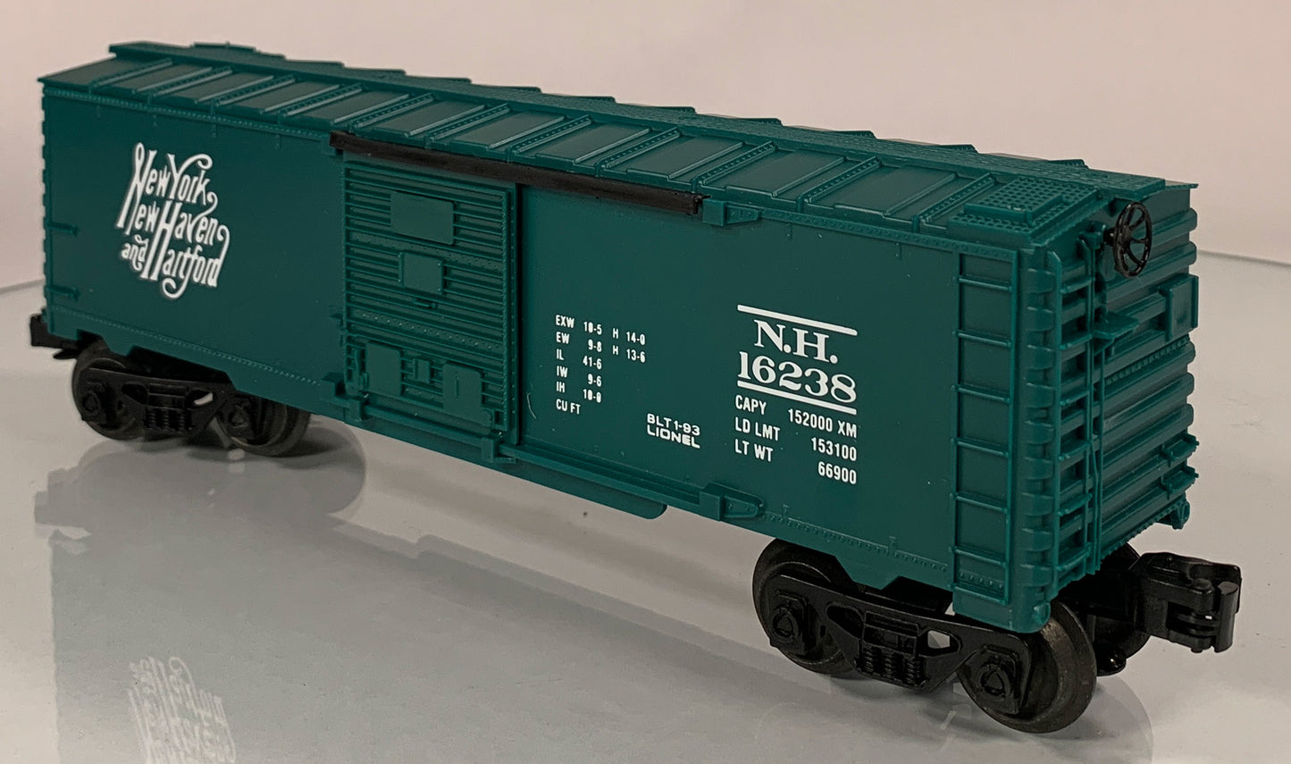 LIONEL • O GAUGE • 1993 New York New Haven Hartford Boxcar 6-16238 • NEW OLD STOCK