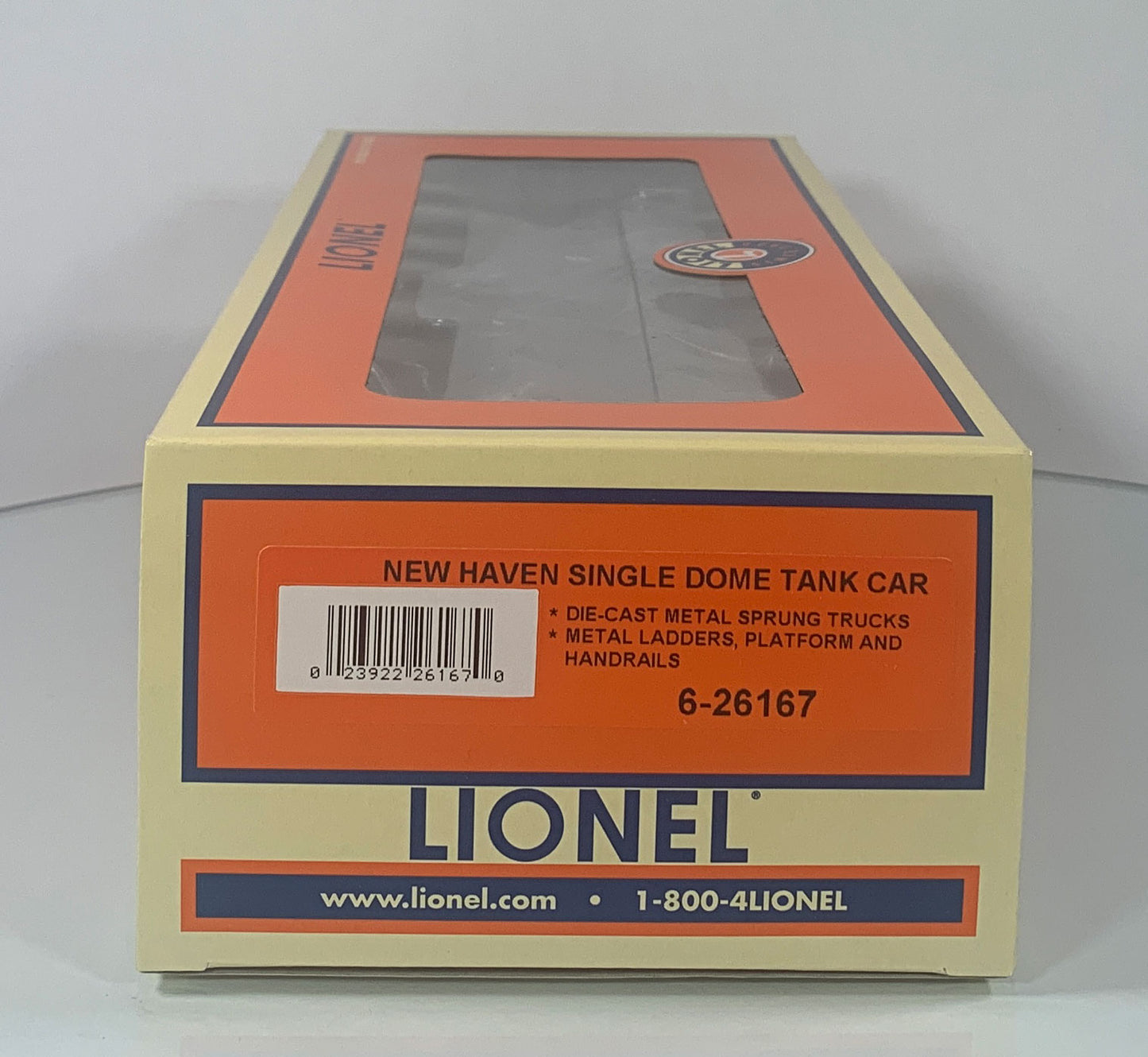 LIONEL • O GAUGE • 2005 New Haven Single Dome Tank Car 6-26167 • NEW OLD STOCK