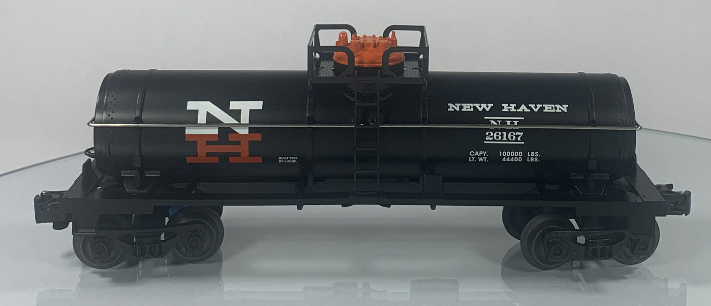 LIONEL • O GAUGE • 2005 New Haven Single Dome Tank Car 6-26167 • NEW OLD STOCK