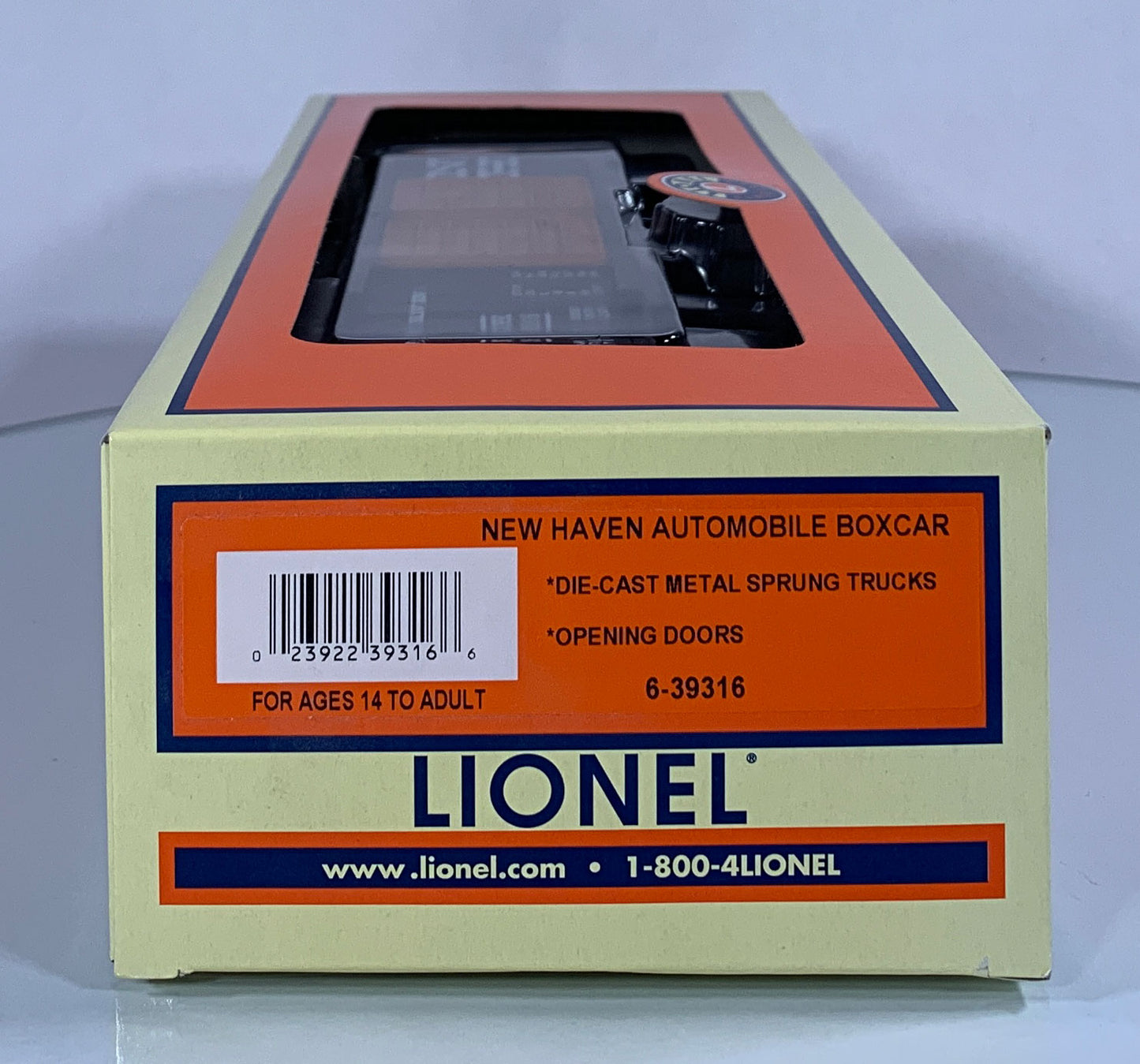 LIONEL • O GAUGE • 2009 New Haven Automobile Boxcar 6-39316 • NEW OLD STOCK