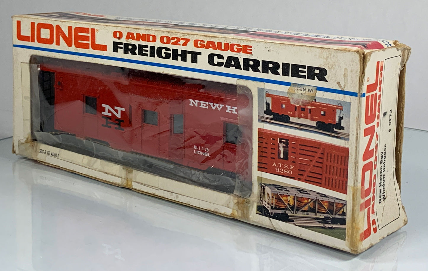 LIONEL • O GAUGE • 1978 New Haven Bay Window Caboose 6-9272 • LIKE NEW OLD STOCK