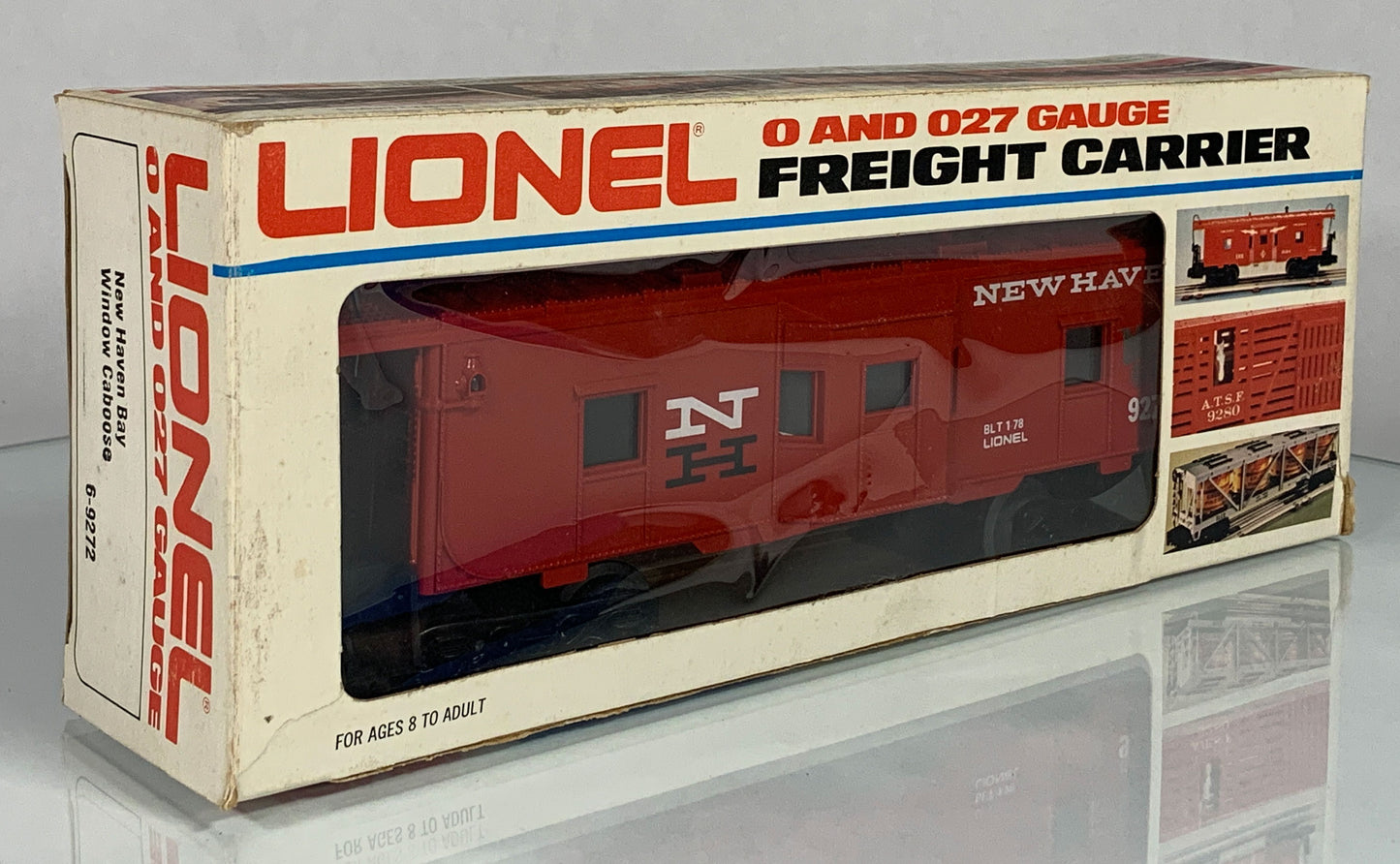 LIONEL • O GAUGE • 1978 METCA New Haven Bay Window Caboose 6-9272 • NEW OLD STOCK