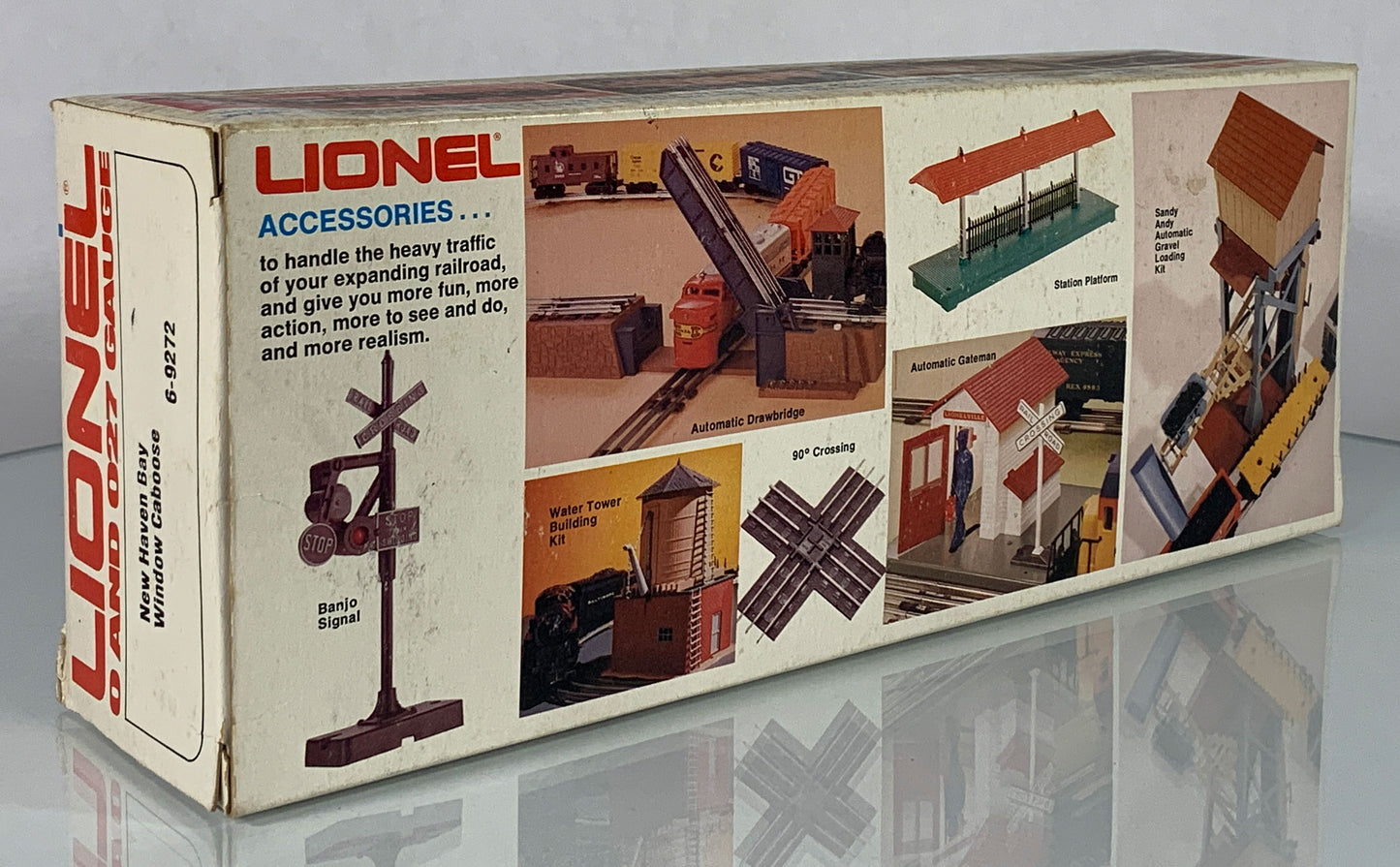 LIONEL • O GAUGE • 1978 METCA New Haven Bay Window Caboose 6-9272 • NEW OLD STOCK