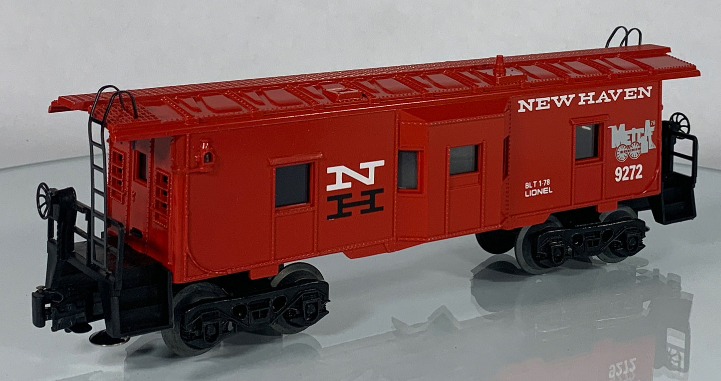 LIONEL • O GAUGE • 1978 METCA New Haven Bay Window Caboose 6-9272 • NEW OLD STOCK