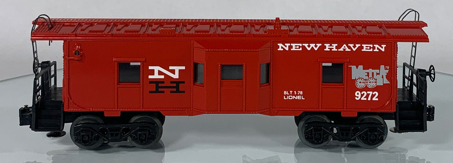 LIONEL • O GAUGE • 1978 METCA New Haven Bay Window Caboose 6-9272 • NEW OLD STOCK