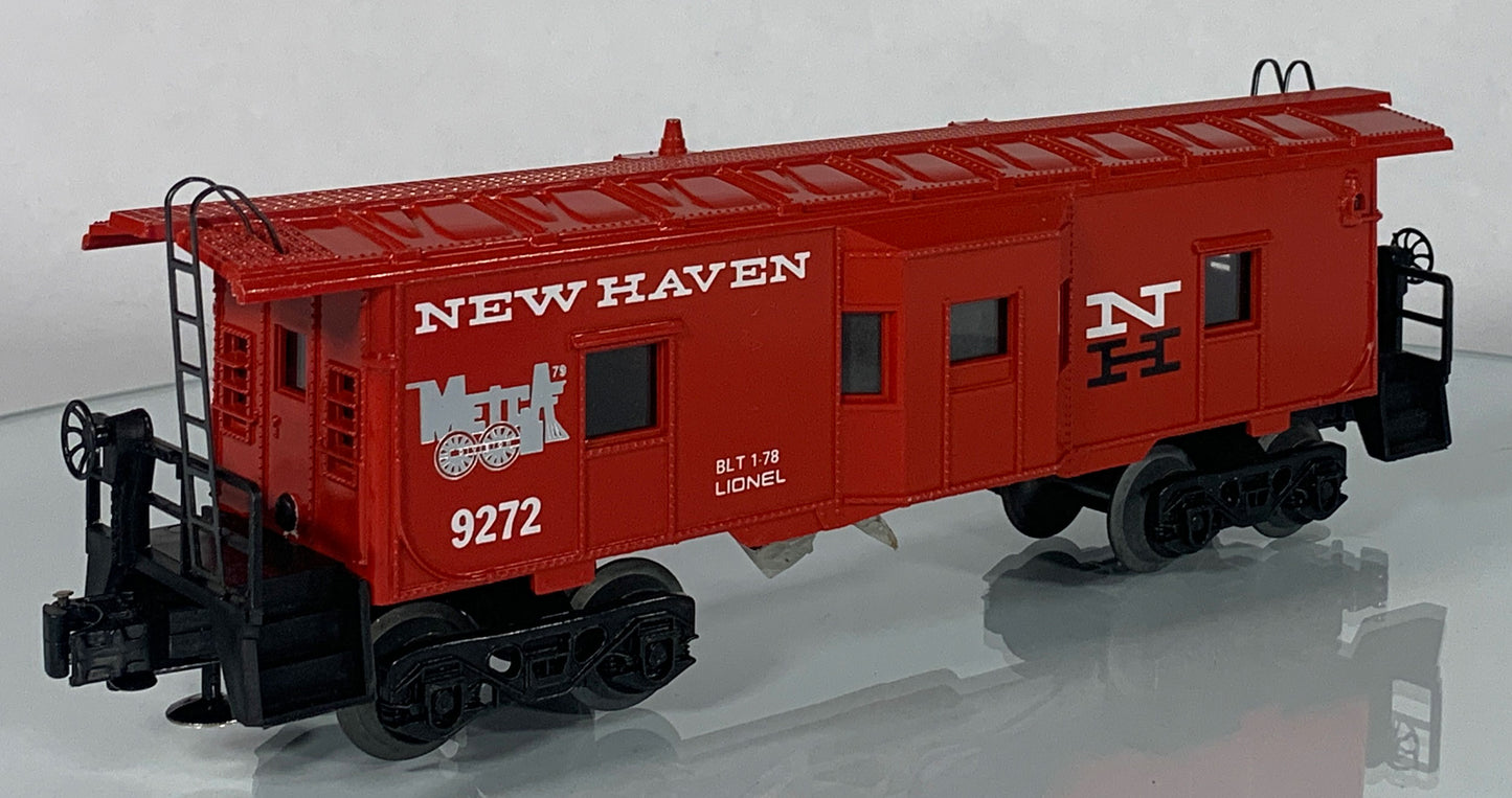 LIONEL • O GAUGE • 1978 METCA New Haven Bay Window Caboose 6-9272 • NEW OLD STOCK