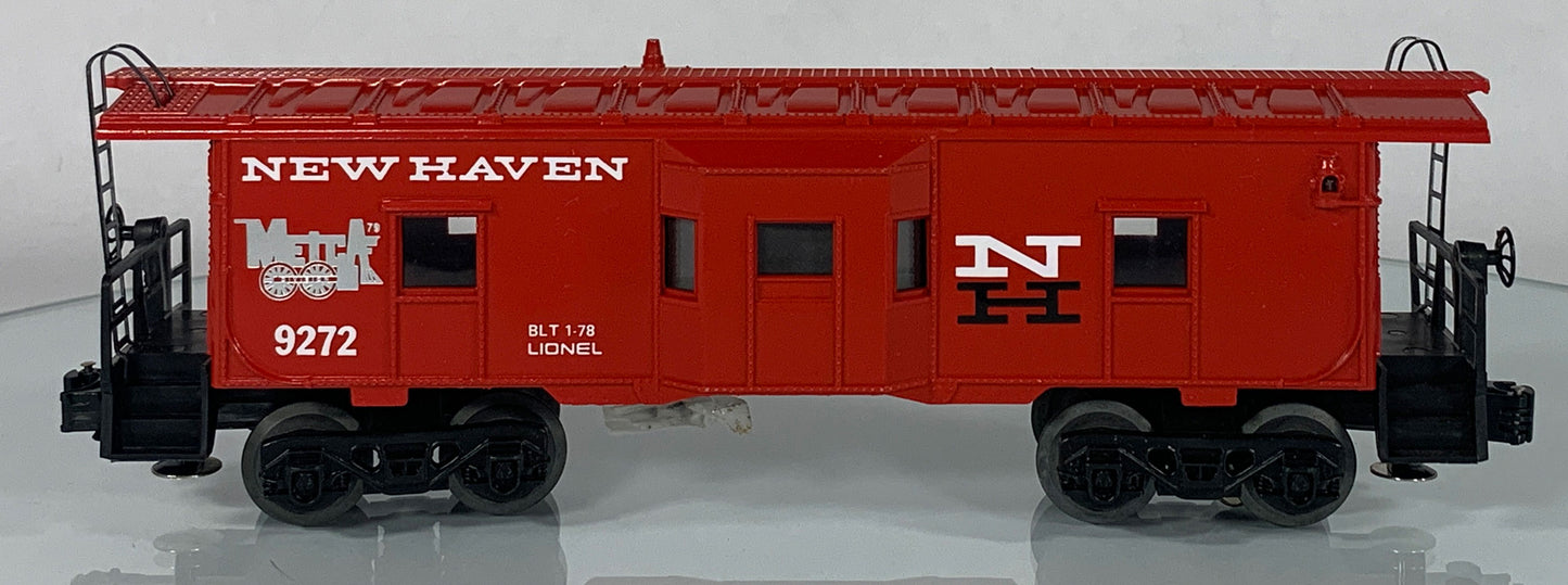 LIONEL • O GAUGE • 1978 METCA New Haven Bay Window Caboose 6-9272 • NEW OLD STOCK