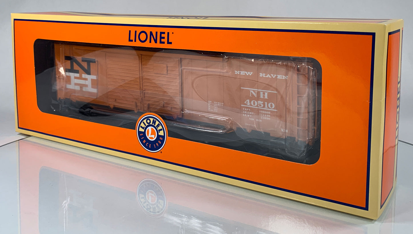 LIONEL • O GAUGE • 2011 New Haven Double Door Boxcar w/Auto Frames 6-27877 • NEW OLD STOCK
