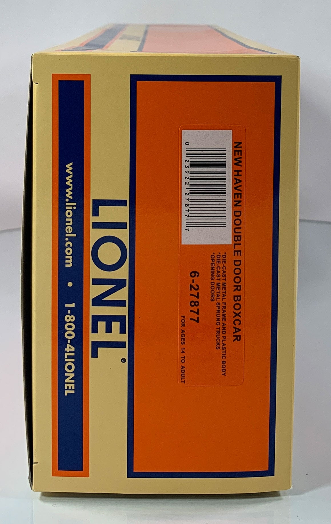 LIONEL • O GAUGE • 2011 New Haven Double Door Boxcar w/Auto Frames 6-27877 • NEW OLD STOCK