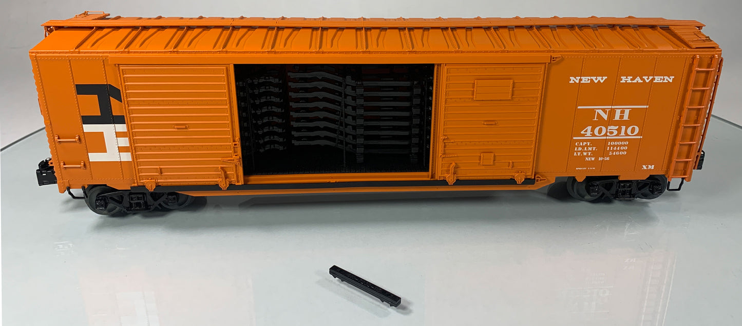 LIONEL • O GAUGE • 2011 New Haven Double Door Boxcar w/Auto Frames 6-27877 • NEW OLD STOCK