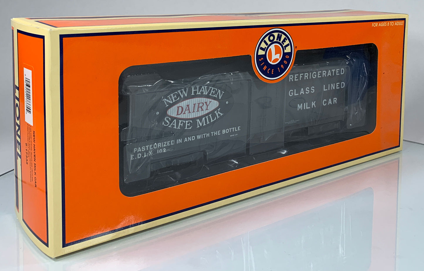 LIONEL • O GAUGE • 2002 New Haven Dairy Milk Car 6-17335 • NEW OLD STOCK
