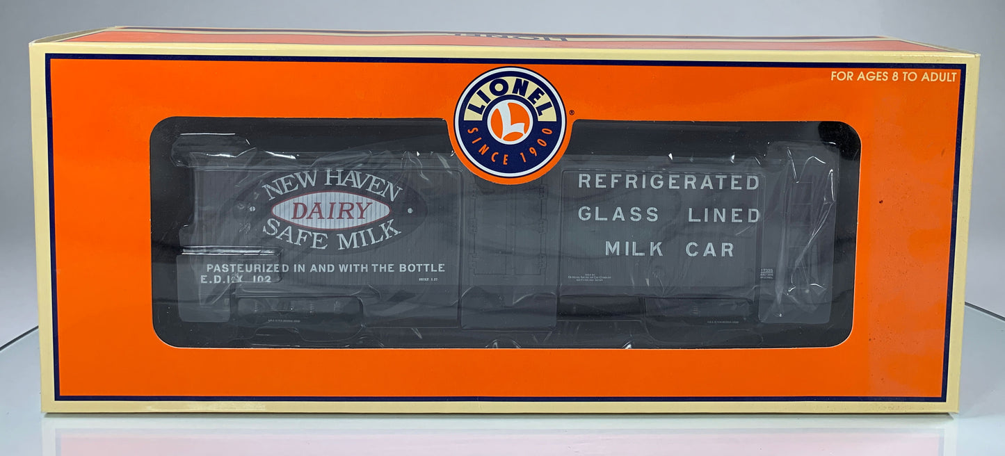 LIONEL • O GAUGE • 2002 New Haven Dairy Milk Car 6-17335 • NEW OLD STOCK