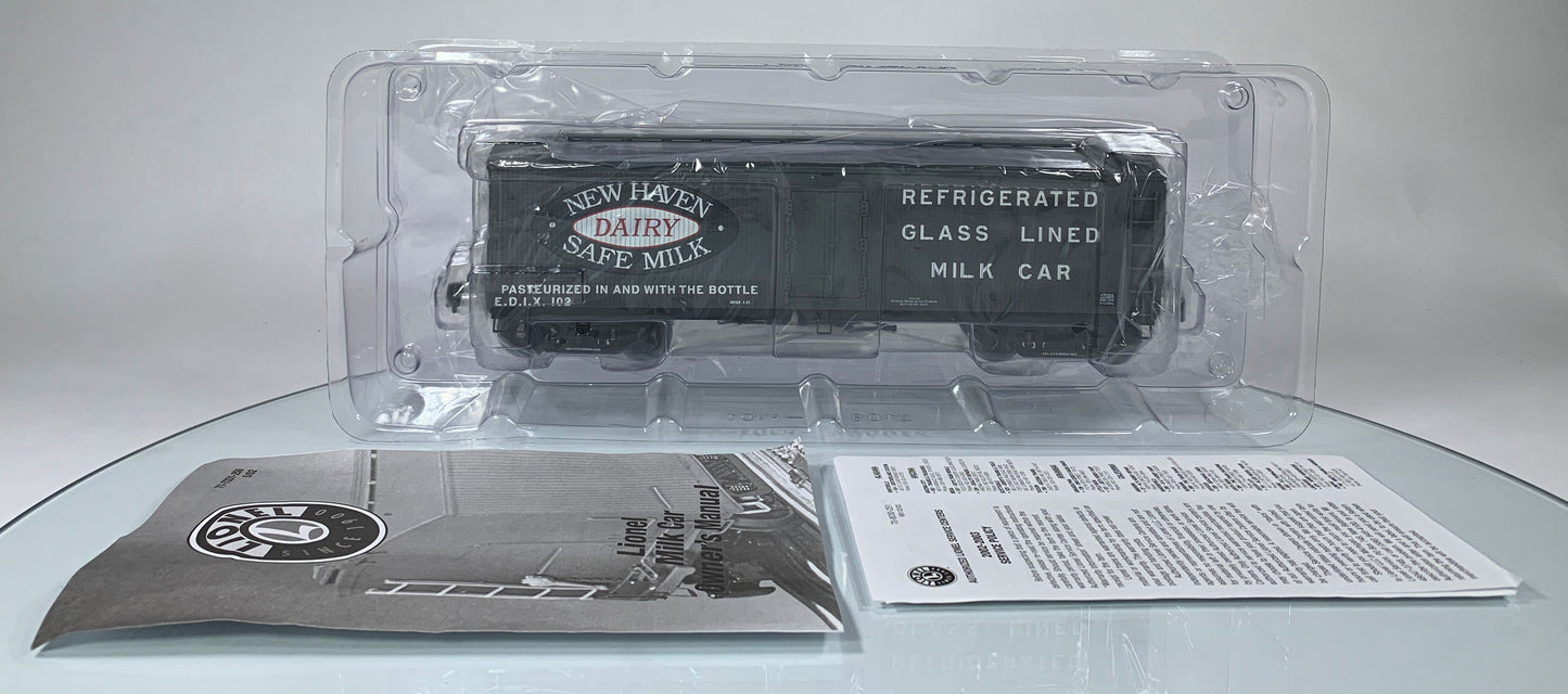 LIONEL • O GAUGE • 2002 New Haven Dairy Milk Car 6-17335 • NEW OLD STOCK