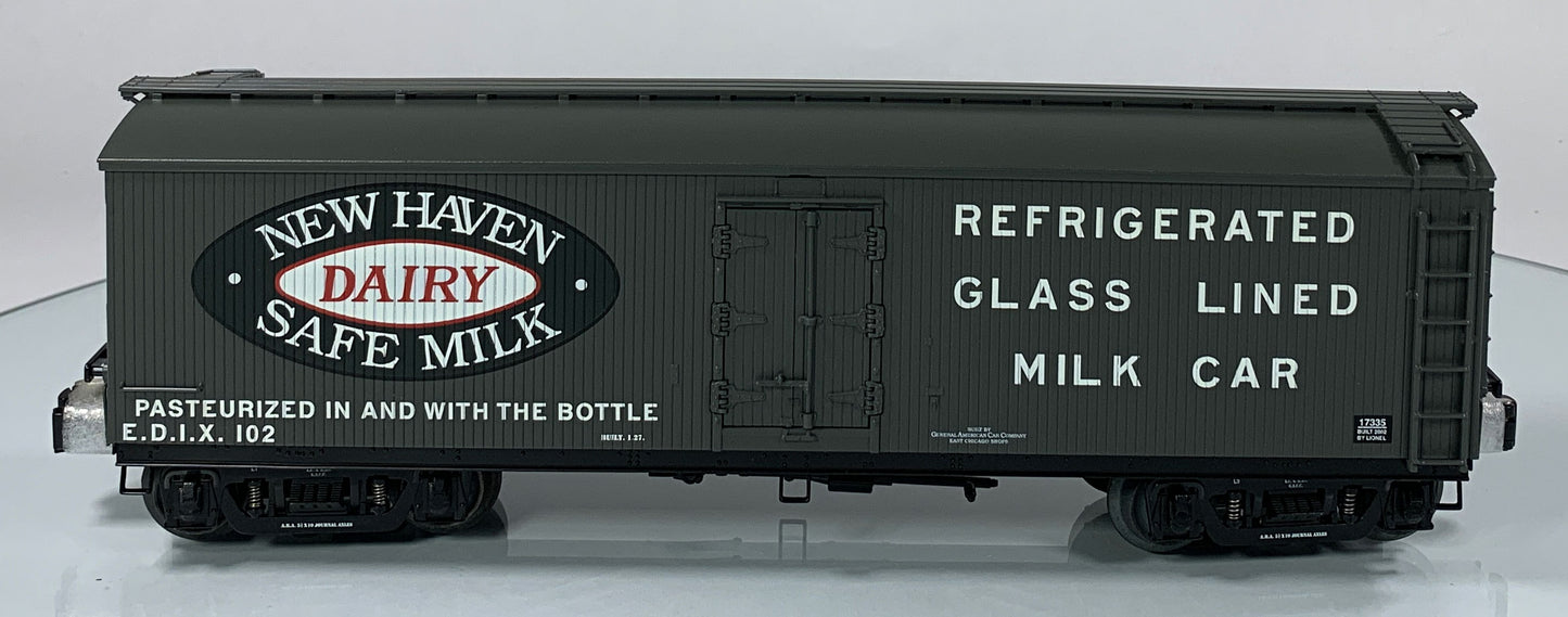 LIONEL • O GAUGE • 2002 New Haven Dairy Milk Car 6-17335 • NEW OLD STOCK