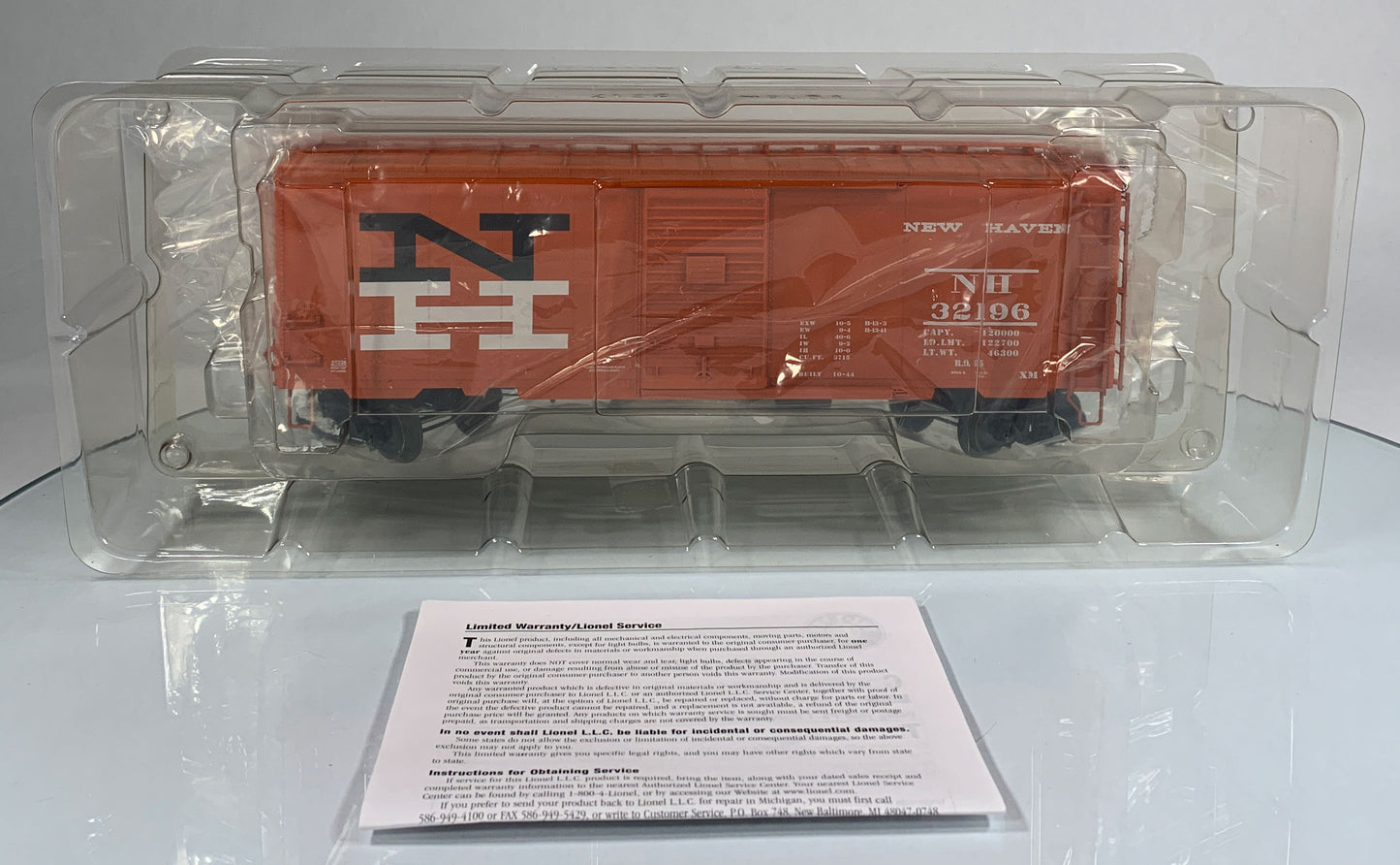 LIONEL • O GAUGE • 2007 New Haven PS-1 Boxcar 6-27226 • NEW OLD STOCK