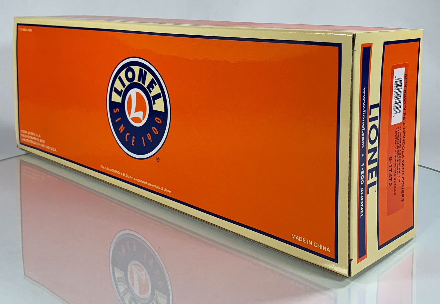 LIONEL • O GAUGE • 2005 New Haven PS-5 Gondola w Covers 6-17472 • NEW OLD STOCK